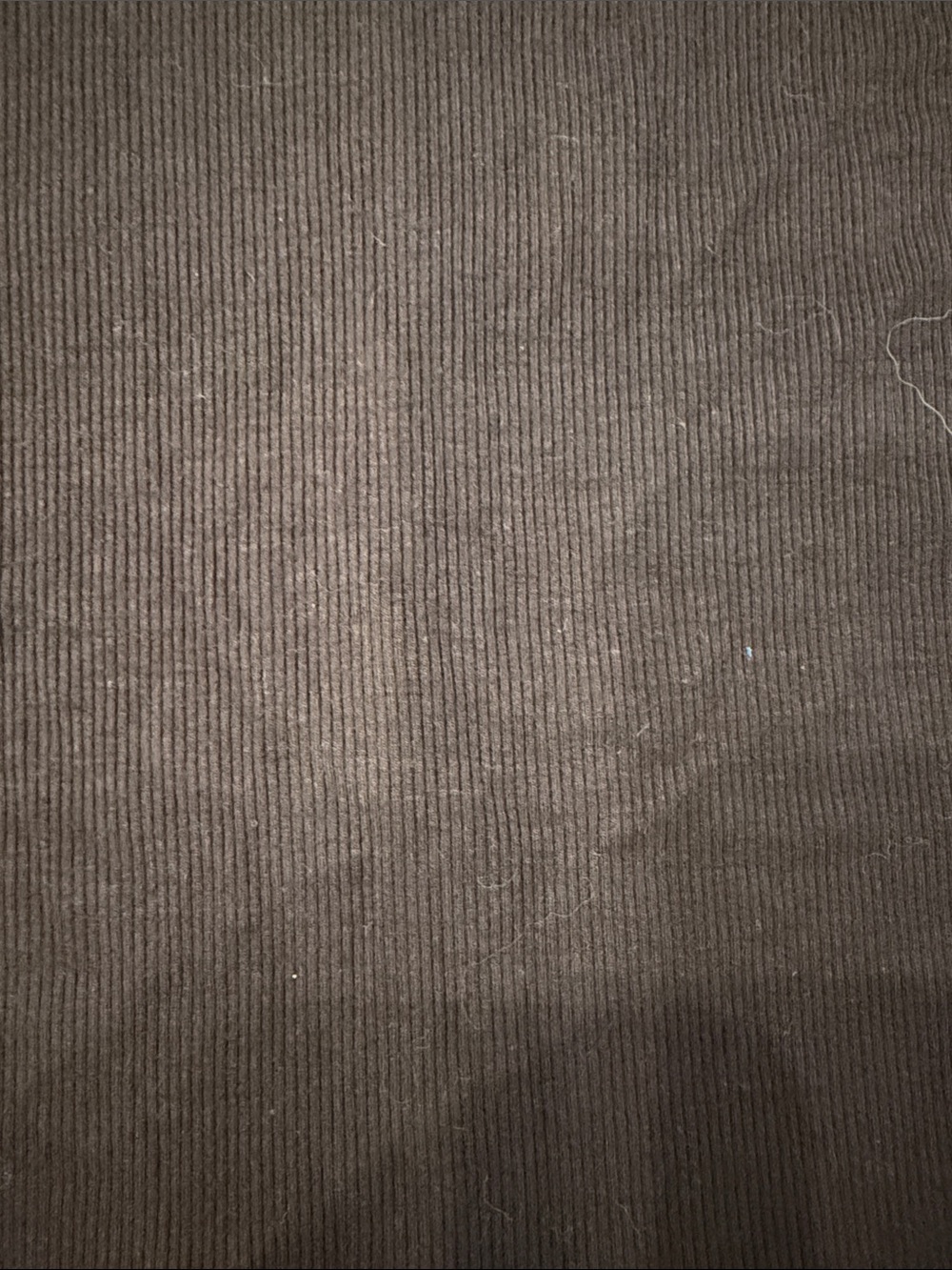 Enza Costa Ribbed Scoop Neck Long Sleeve Top - Dark Brown - Picture 3 of 3